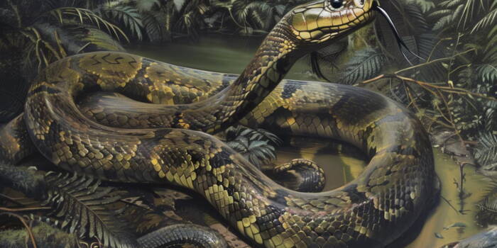 Ученые обнаружили окаменелости змеи размером с автобус