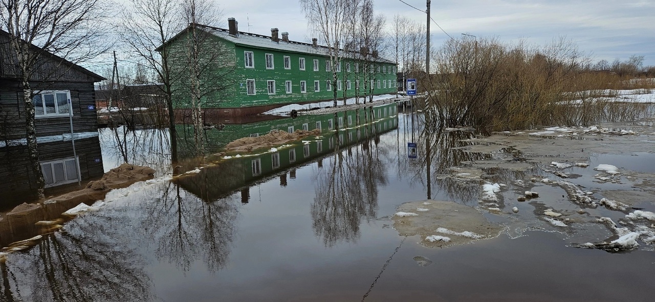 Мое мнение о паводке 2024 года. В Архангельской области подтоплению подвержен Холмогорский район