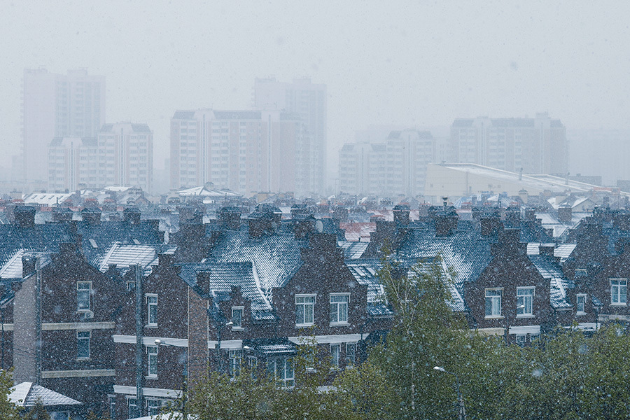 Неожиданный сюрприз: первый майский снег в Москве и области