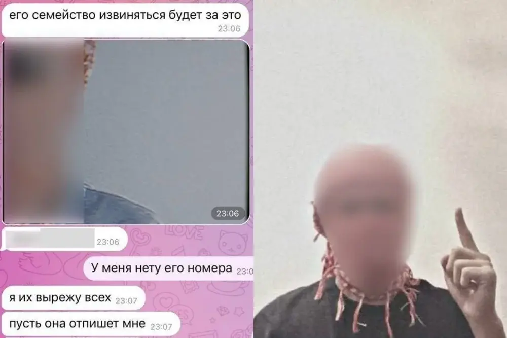 "Я их вырежу всех": девятиклассник Бухирвали из Мытищ угрожал убить семью Маши, отказавшейся с ним встречаться.