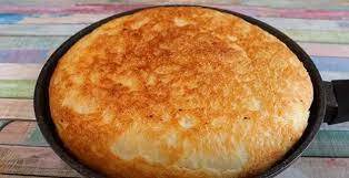 Вкусный хлеб на сковороде.