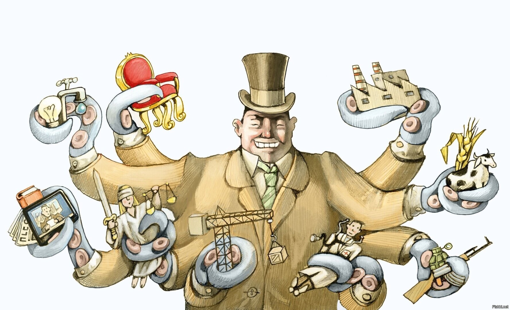 Почему в России не развит рынок услуг и царит монополия???