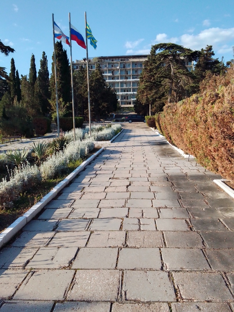 Военый санаторий ВКС РФ город судак Крым