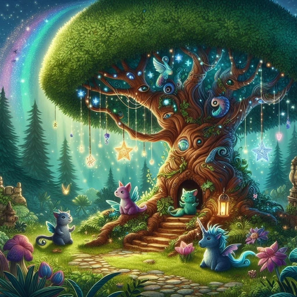 Волшебный лес, посмотрите какая красота!