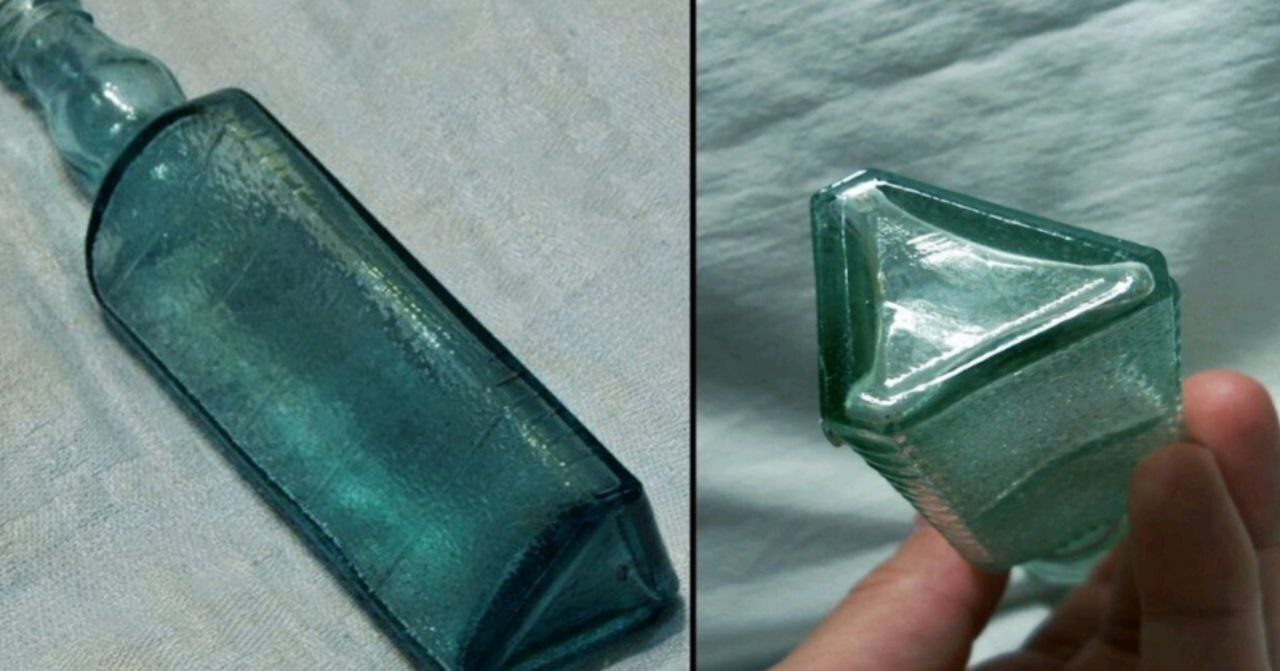 Для чего производили треугольные бутылки в СССР, Что в них наливали?