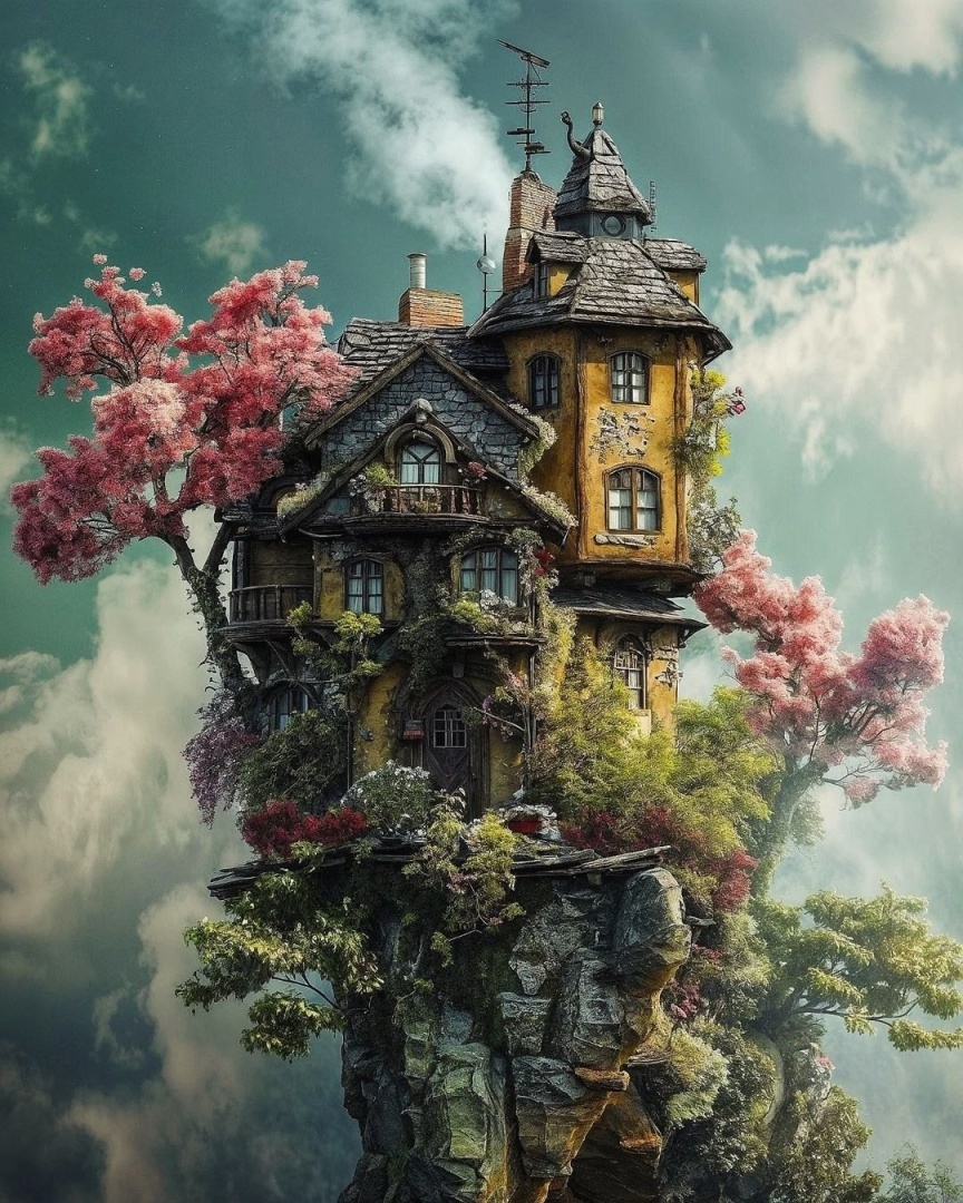 Представьте, что вы прогуливаетесь среди этих удивительных домов