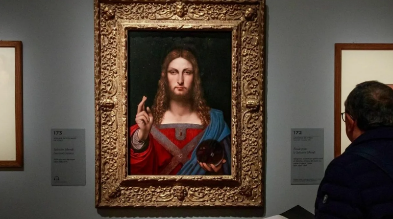 Леонардо да Винчи. «Христос Спаситель мира»