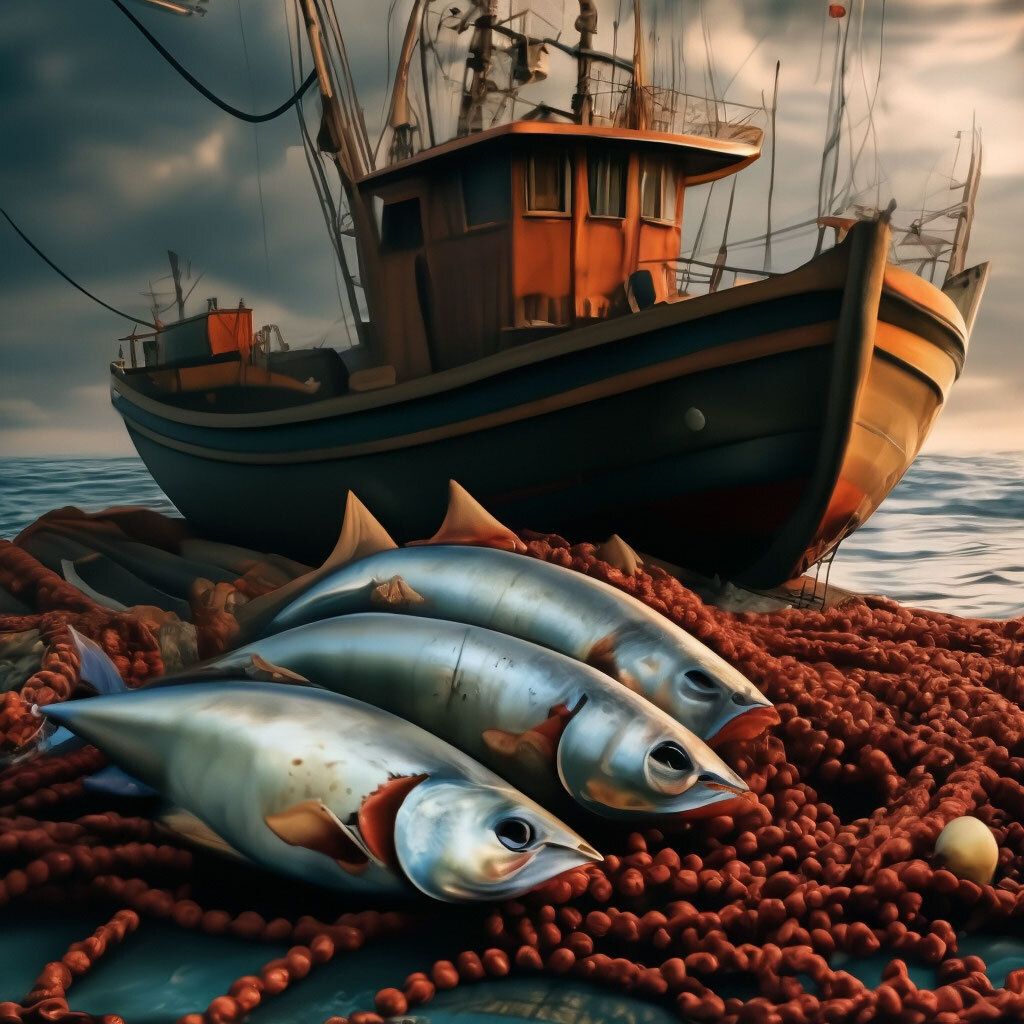 Мутация рыболовства в Японии.