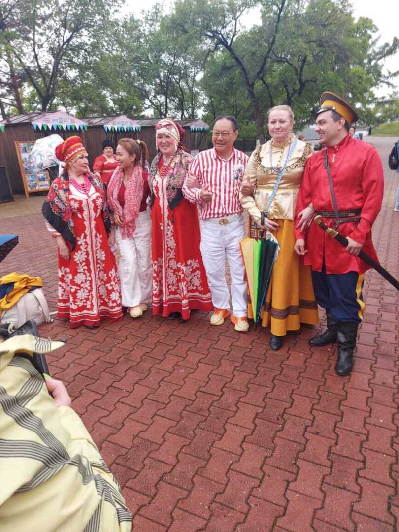 В гостях у казаков запели даже китайцы