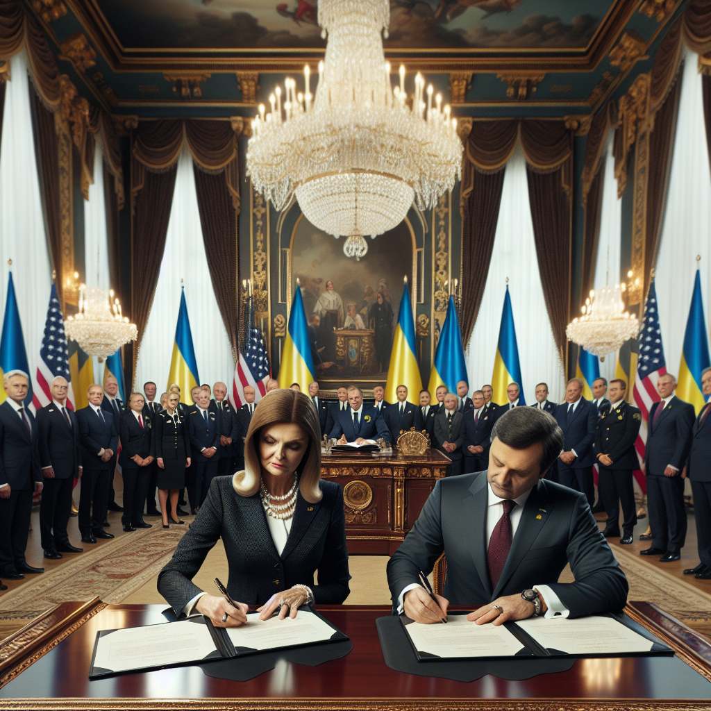 📋 Заголовок: Украина и США подписали соглашения о безопасности.