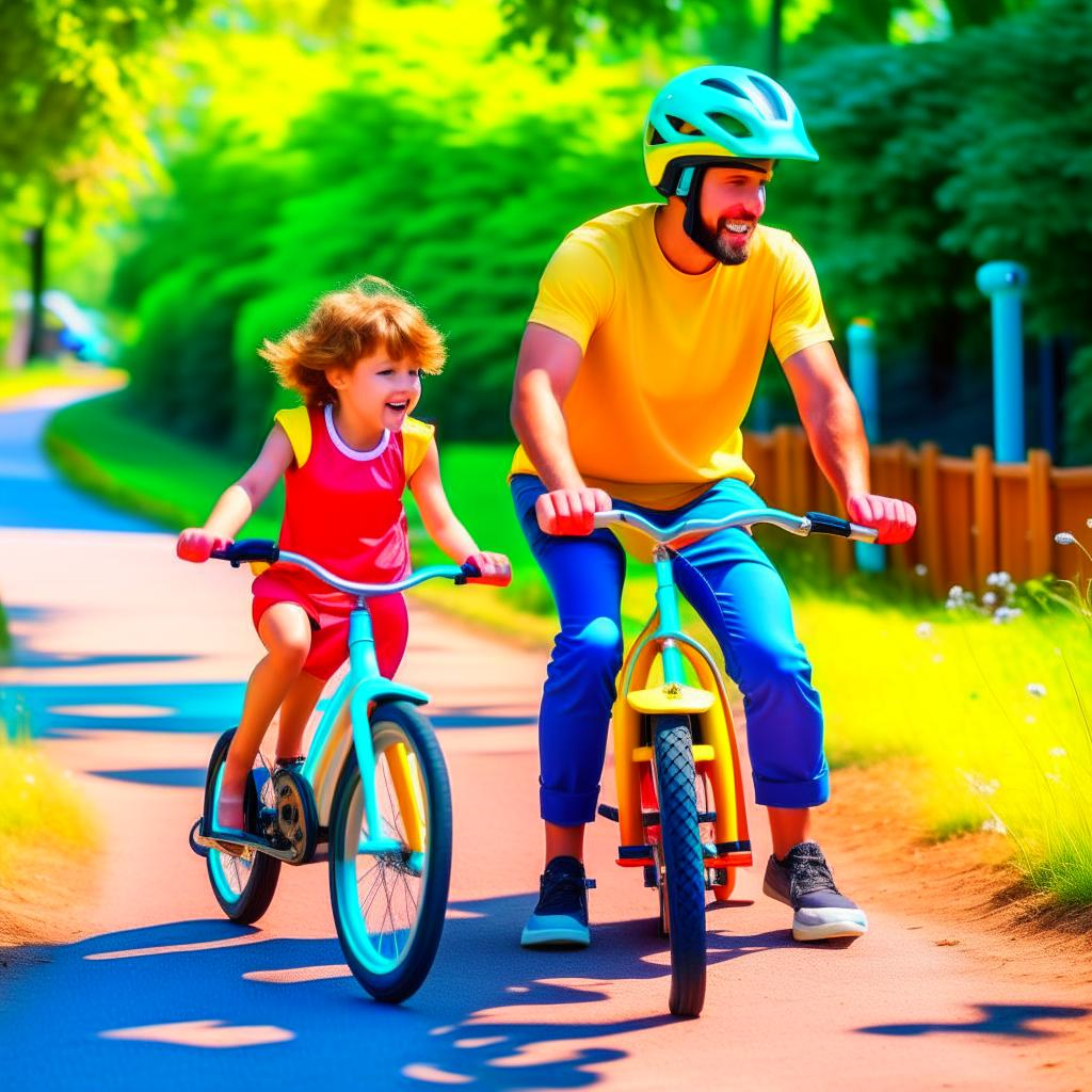 "Уверенный старт: Советы по обучению малыша езде на велосипеде с поддерживающими колесами"