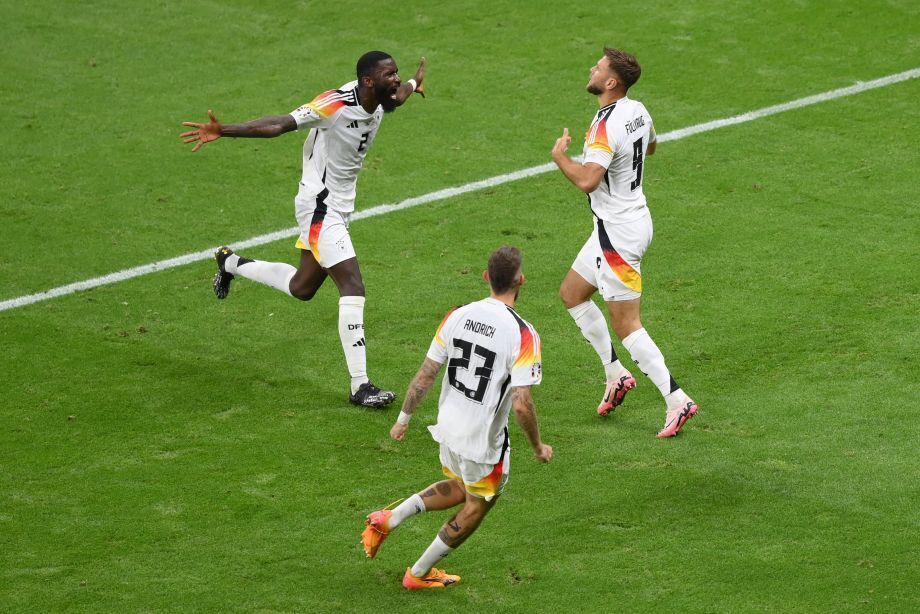 Германия закрепила свое место в следующей фазе чемпионата Европы,evro2024,забив самый поздний гол,эпичный исторический момент