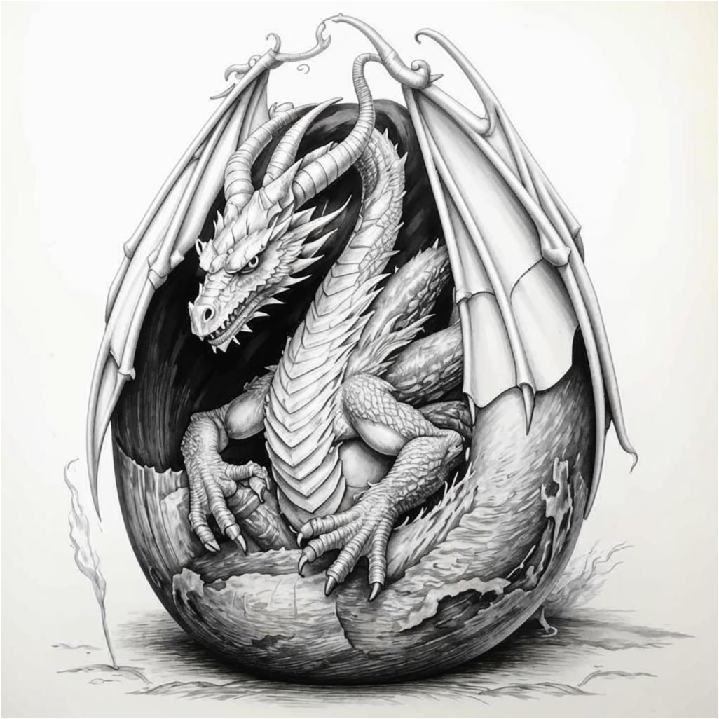 Изображение драконов в современном мире высоких технологий