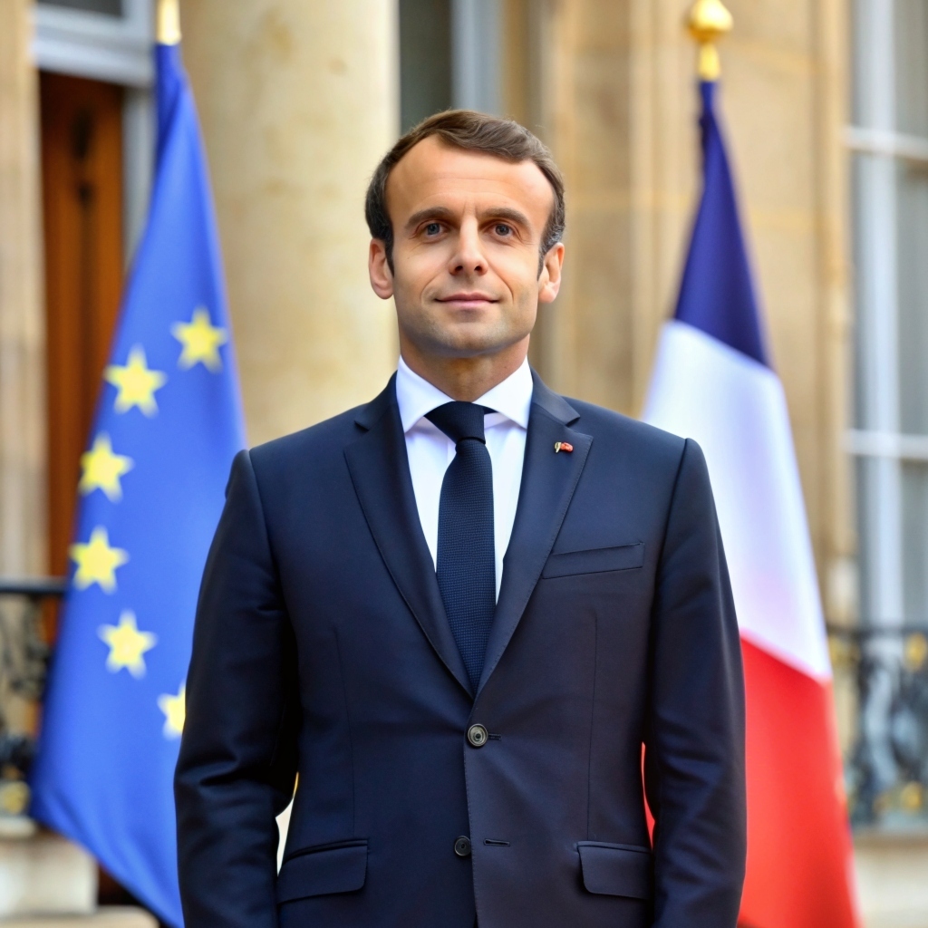 Макрон и страх гражданской войны, война на Украине, война против Ковида... Макрон - это война.