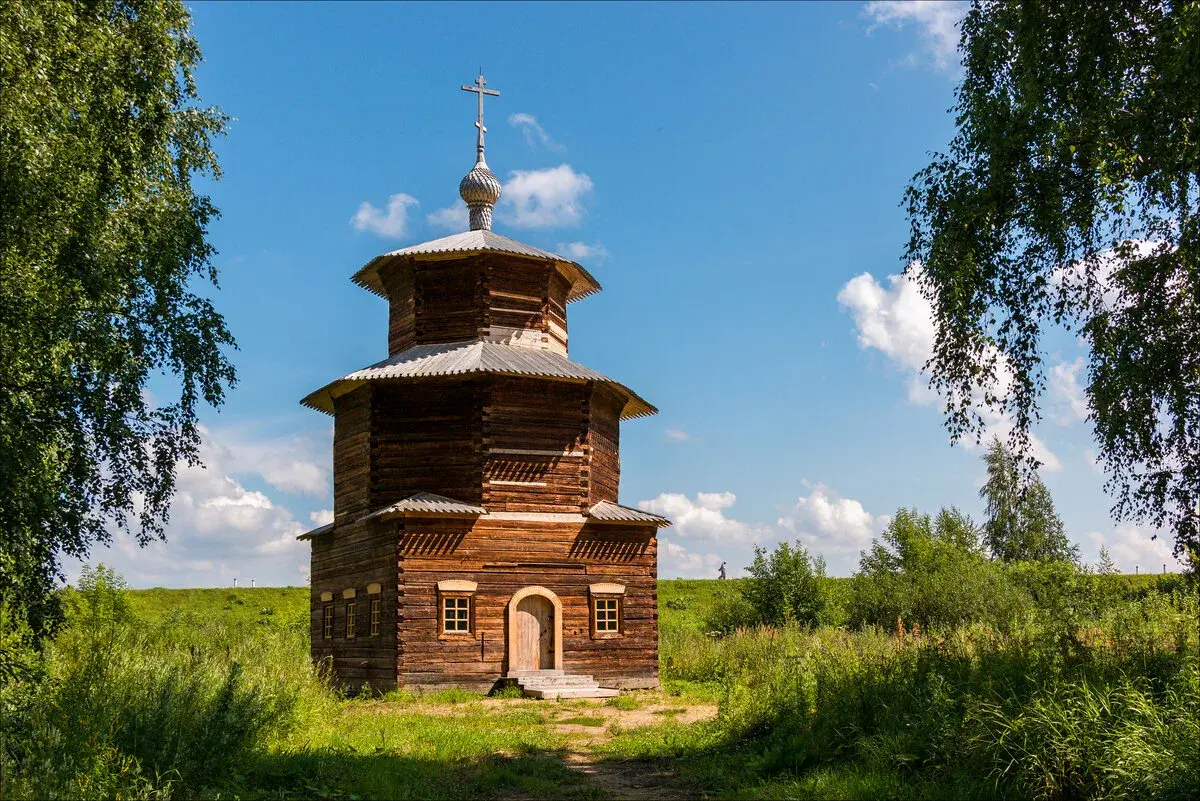 Часовня из родной деревни Притыкино.