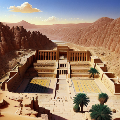 Сад царицы Хатшепсут — цветущий рай, достойный богов