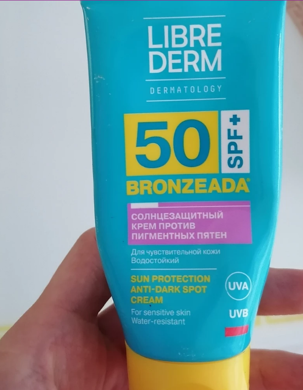 Солнцезащитный крем Librederm Bronzeada SPF 50 для лица и тела против пигментных пятен - отзыв