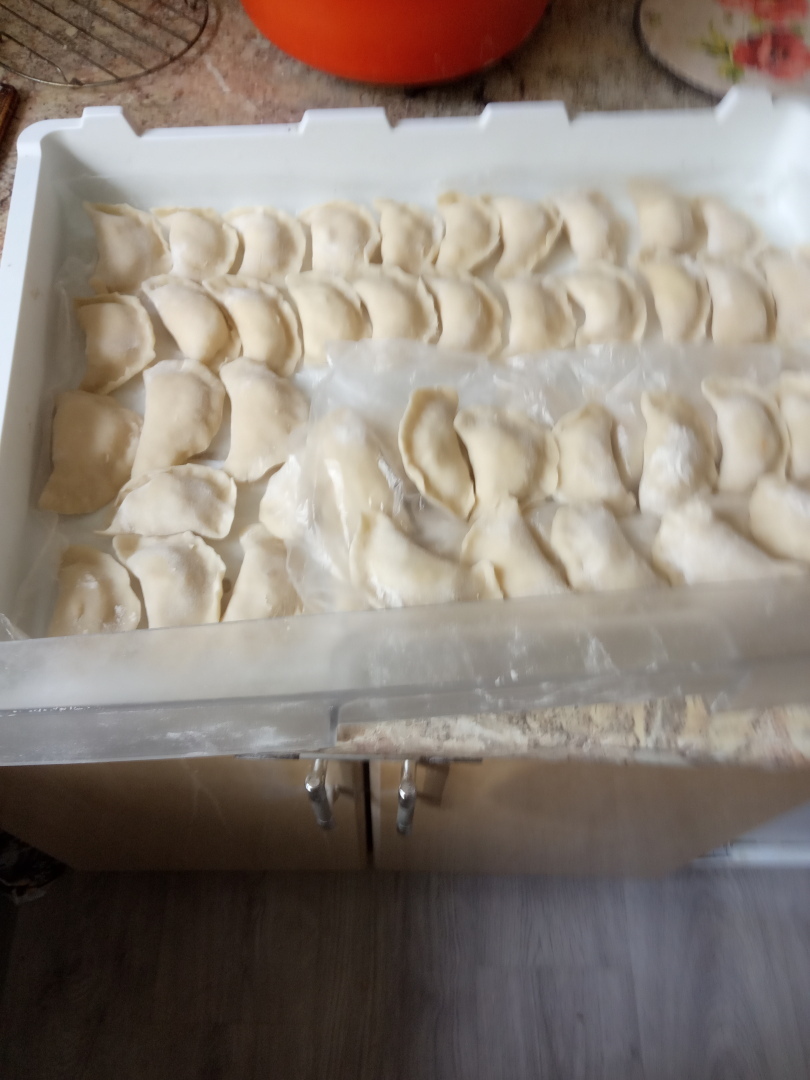 Вареники из заварного теста.
