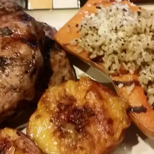 Персики на гриле. Самый простой способ приготовления и улучшения вкуса, по моему мнению, мнению кулинаров и любителей этого фрукта