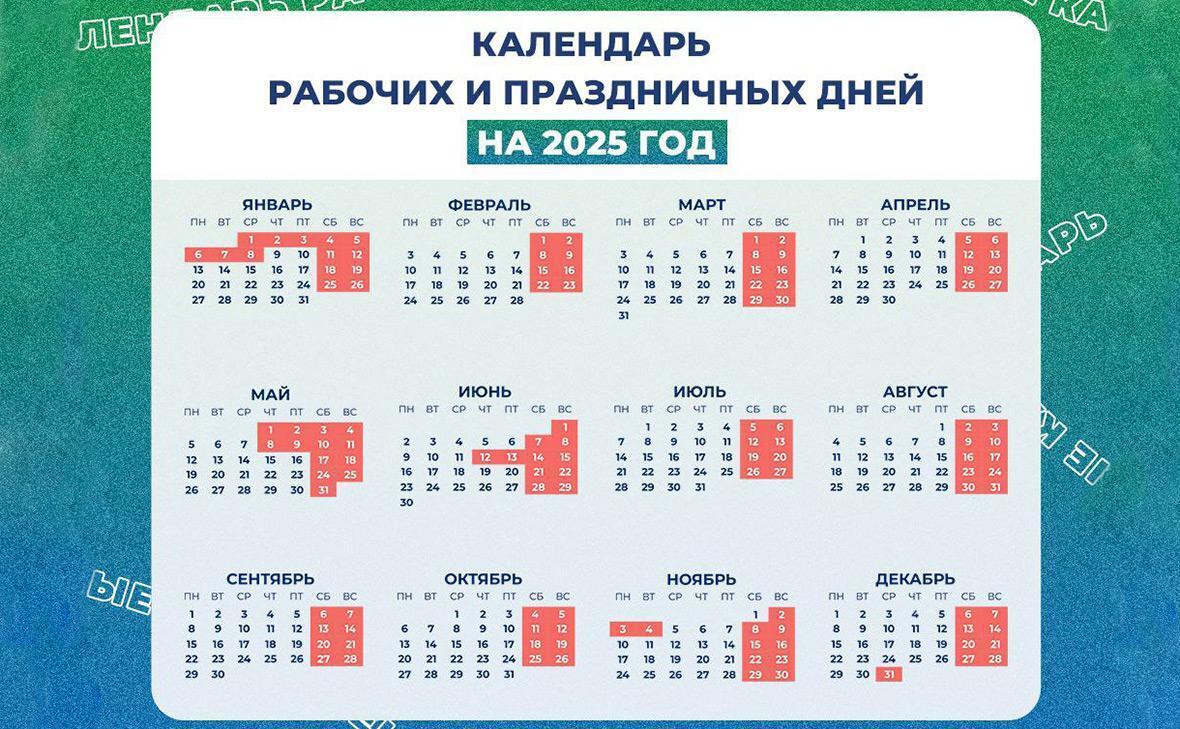 Сколько продлятся майские праздники в 2025 году?
