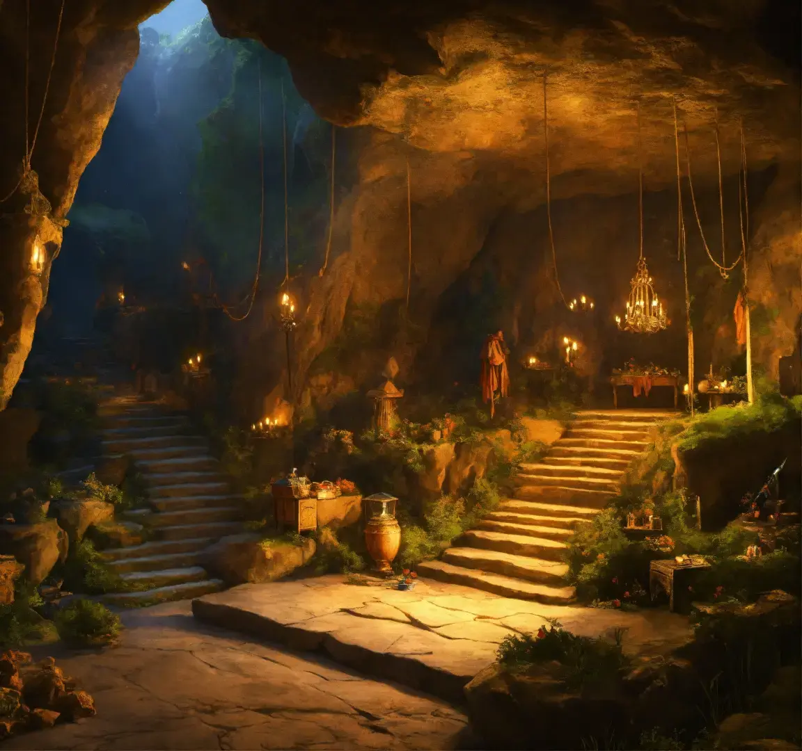 Детская сказка на ночь, про Тёму и Тайну светящейся пещеры.