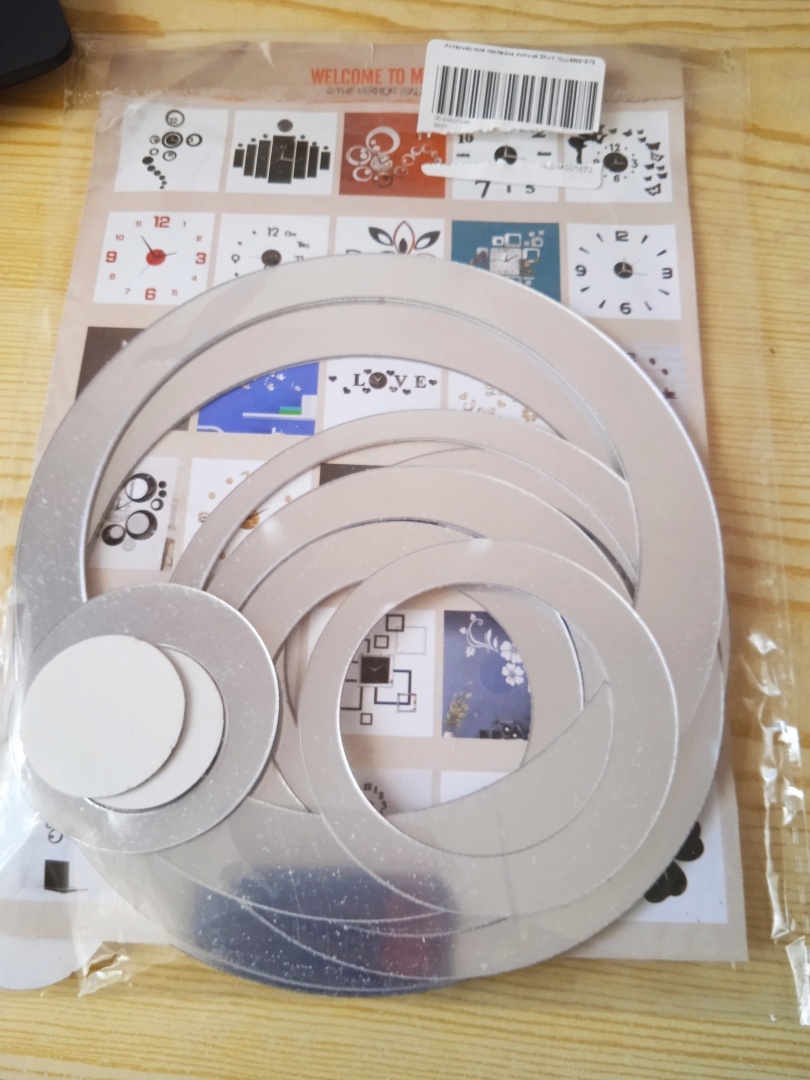 😊😋Дело было вечером, делать было нечего!) Декор для шкафа-купе в виде интерьерных зеркальных наклеек!) Личный лайфхак!😉😜