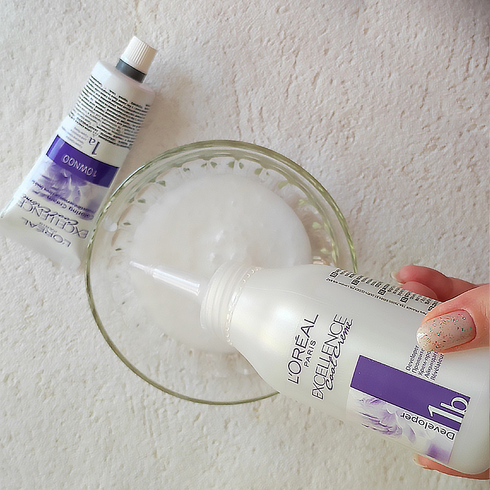 Седина: мой опыт окрашивания волос бытовыми красками. Использую краску L'Oreal Paris Excellence Cool Creme, оттенок 8.11