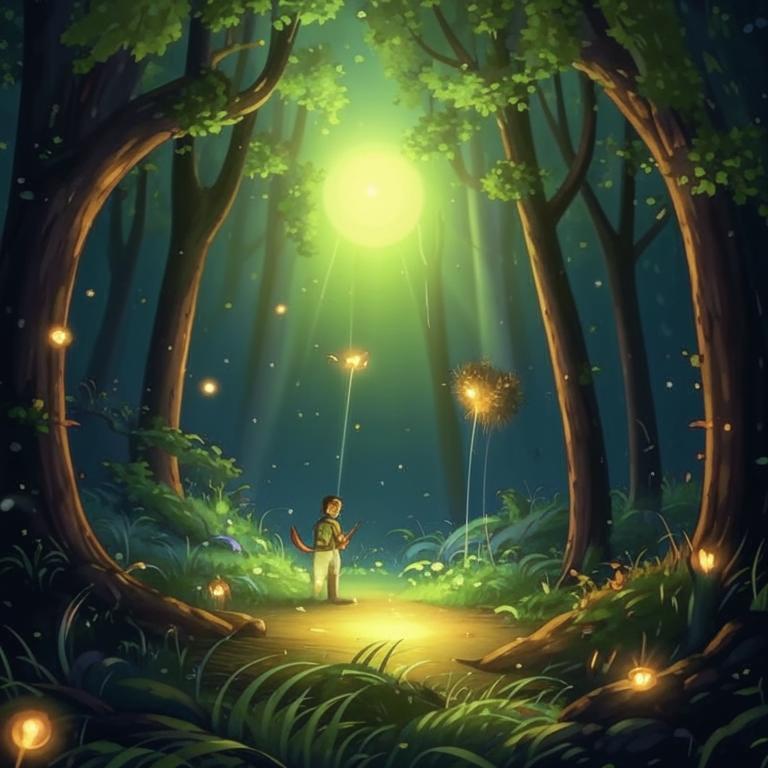 Детская сказка на ночь, о приключениях маленькой звёздочки.