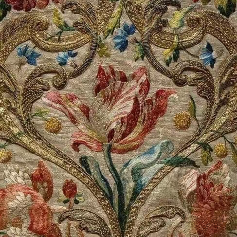 Викторианская французская вышивка