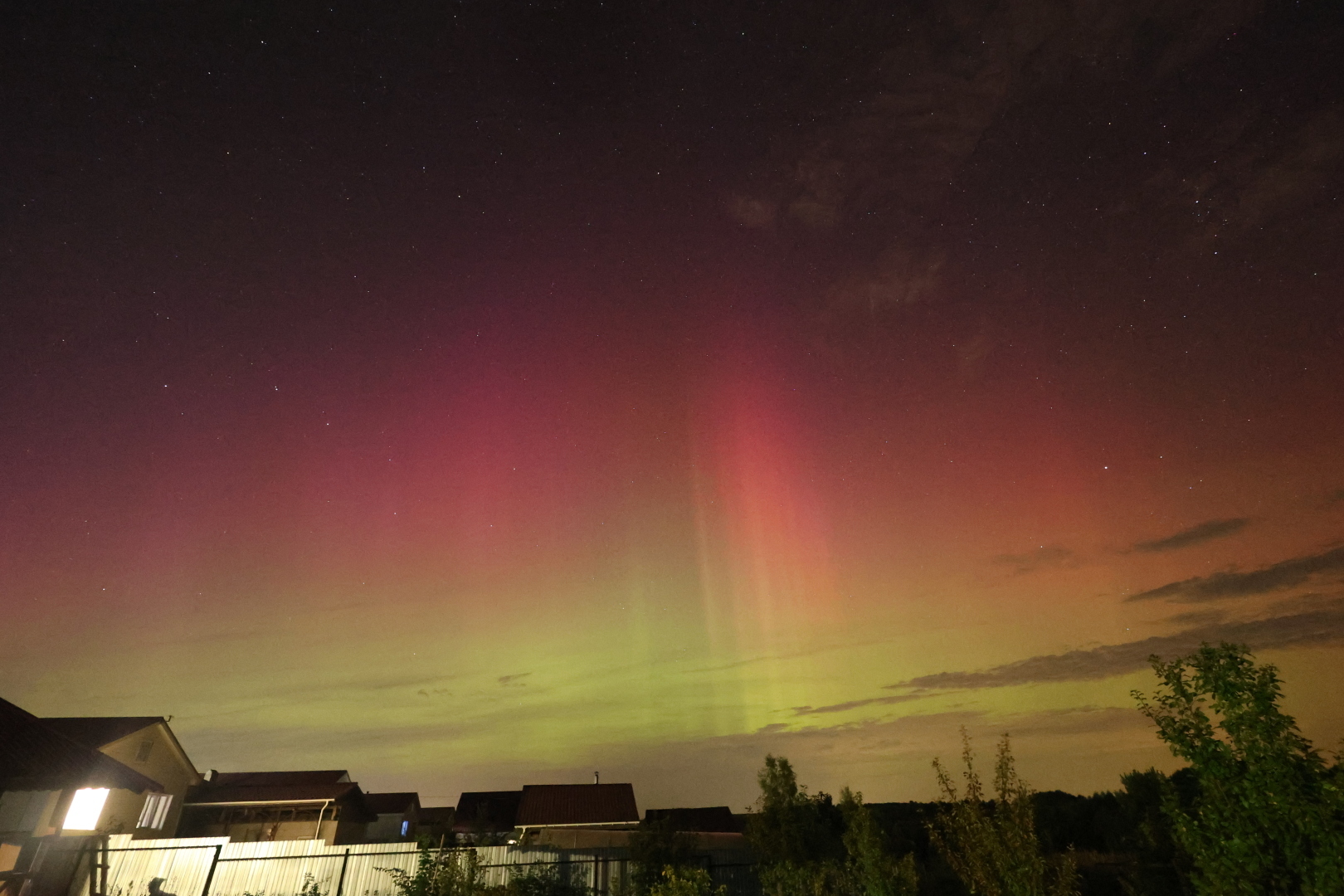 Северное сияние, 12 сентября 2024