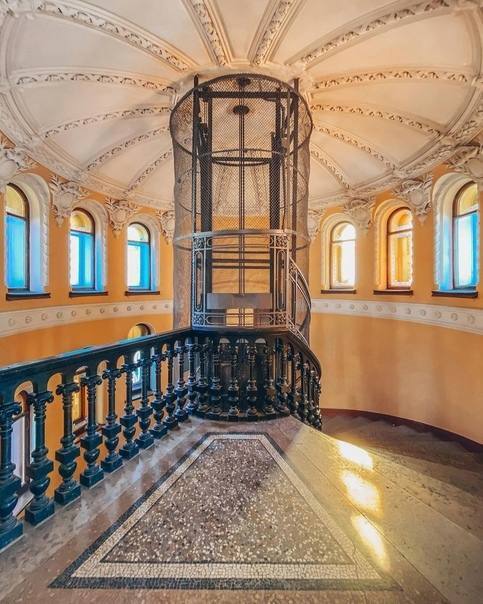 Парадная ромашка в бывшем доходном доме купца Г.Г. Елисеева. г. Санкт-Петербург