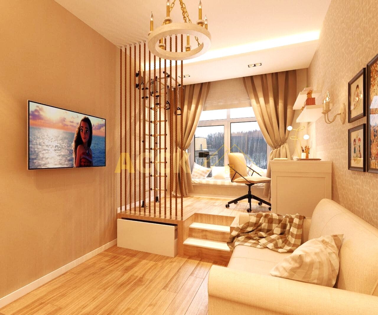 Преимущества и недостатки разделения квартиры на 2 зоны: гостиную и спальню