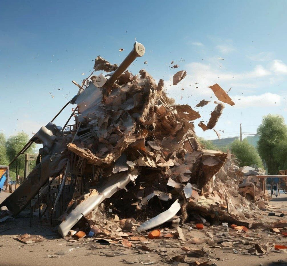 Порча имущества детской площадки