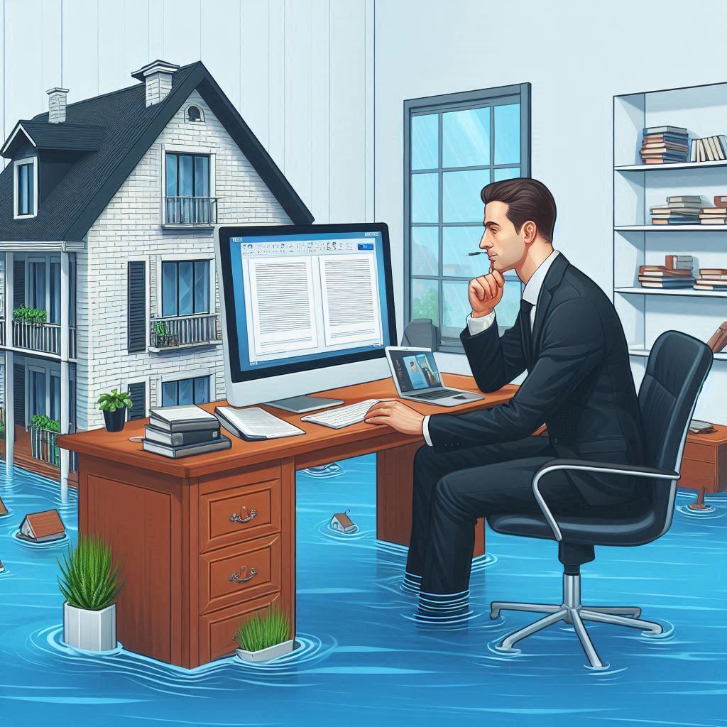 Дистанционная юридическая помощь при затоплении квартиры: как юрист может помочь онлайн 🏠💧⚖️💻📞📝📧👨‍⚖️