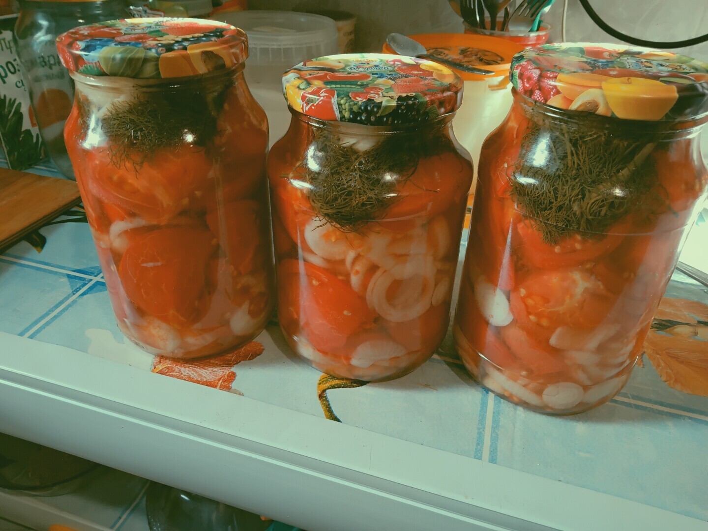 Вкусный рецепт помидоров, который готовлю сам