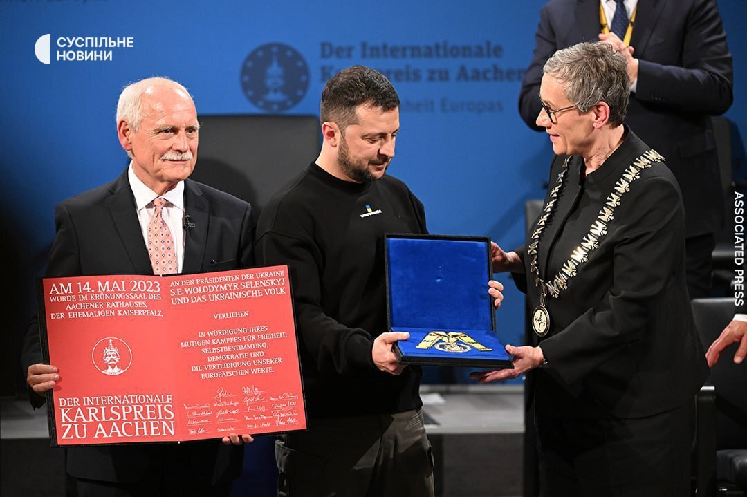 Не президент Украины Зеленский В. получил награду за вклад в развитие человечества