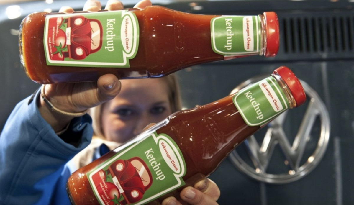 Volkswagen: теперь и кетчуп