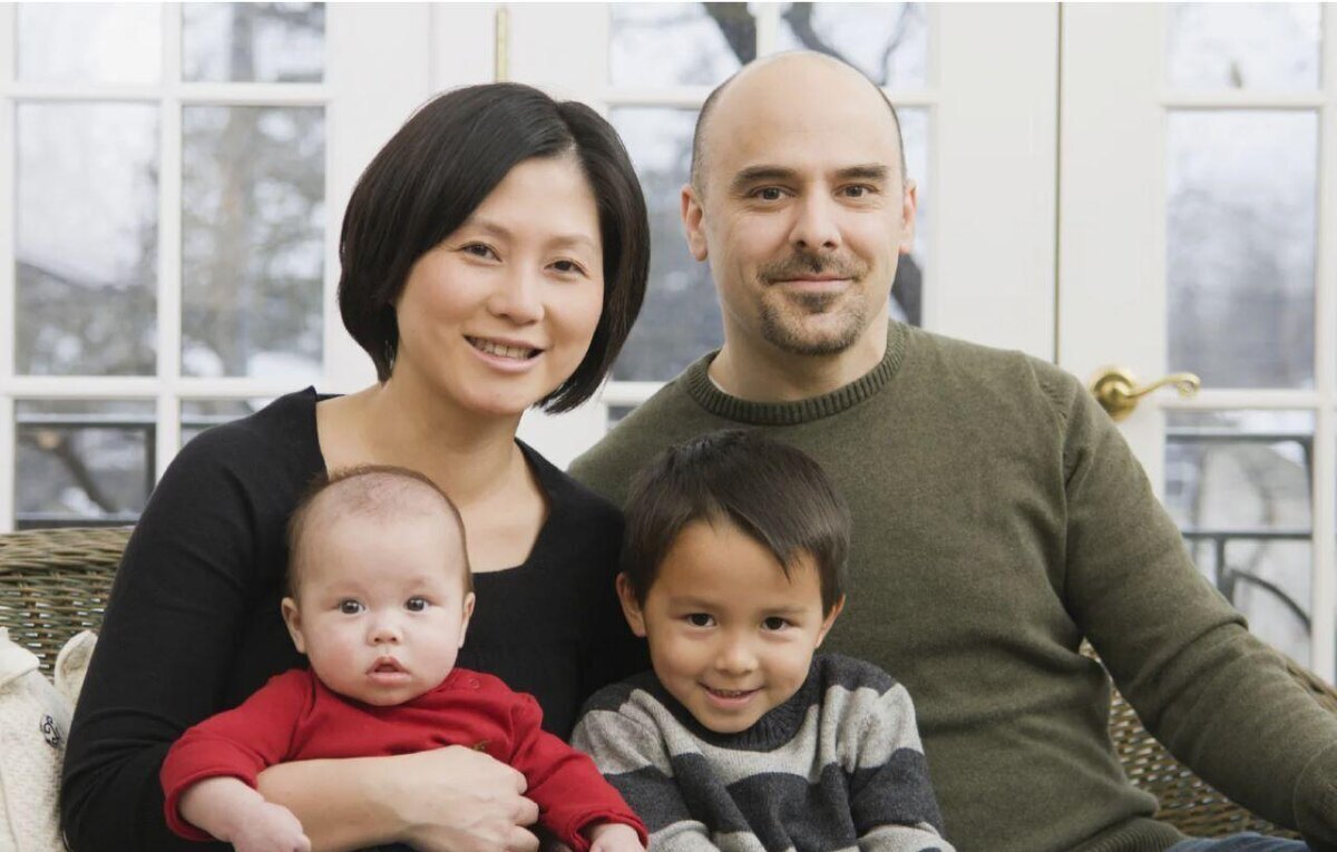 Мама китаянка, папа русский