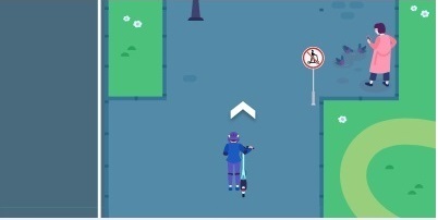 На электросамокате как получить 10 баллов в олимпиаде учи.ру Безопасные дороги