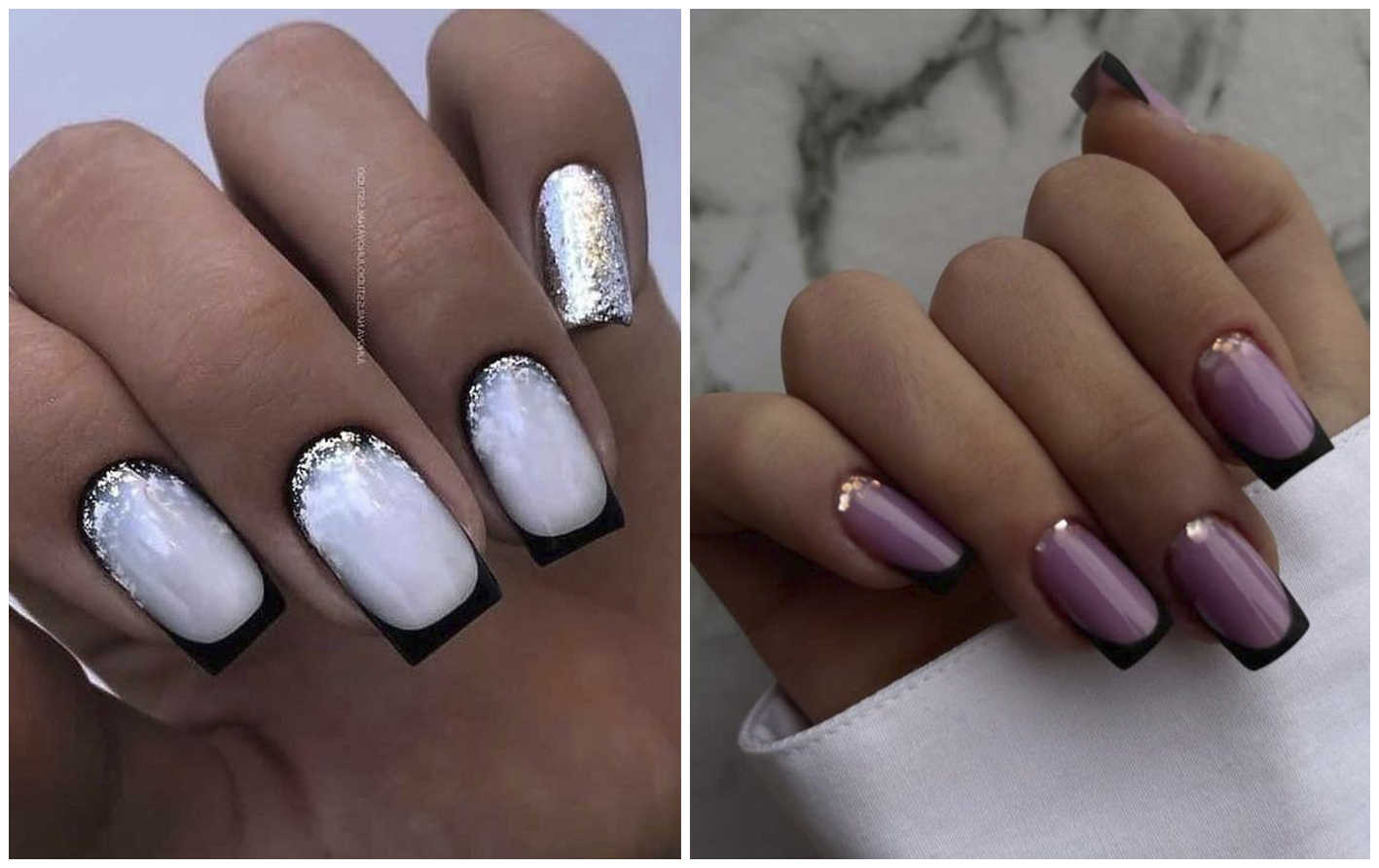 Французский маникюр в моде: +40 идей от классики до необычного исполнения