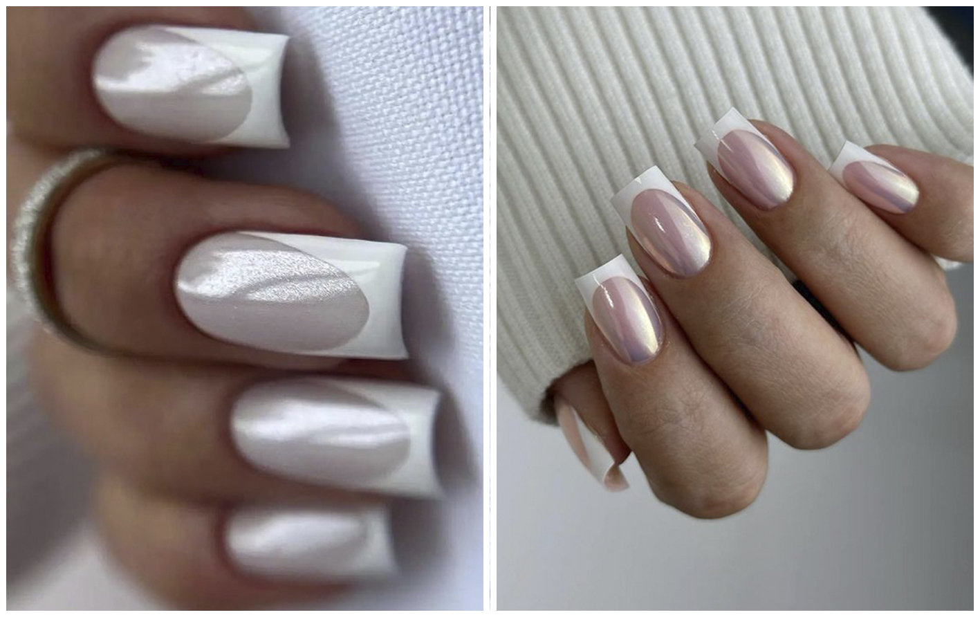 Французский маникюр в моде: +40 идей от классики до необычного исполнения