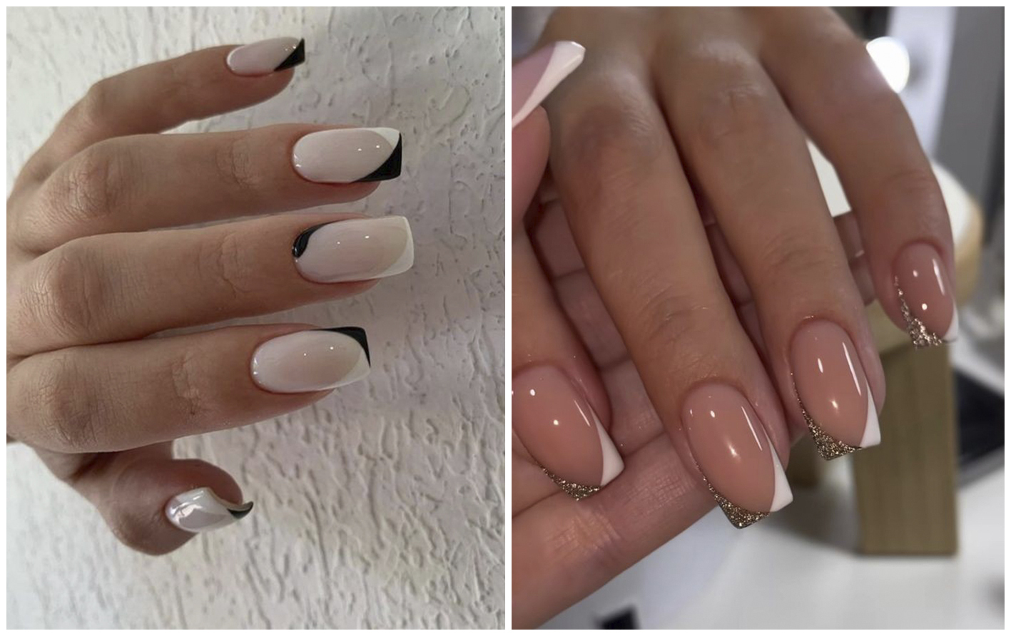 Французский маникюр в моде: +40 идей от классики до необычного исполнения