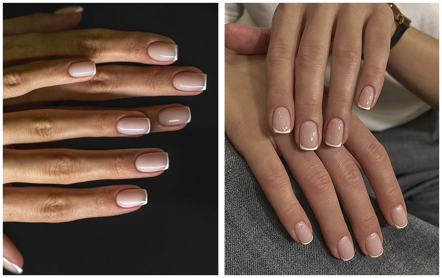 Французский маникюр в моде: +40 идей от классики до необычного исполнения