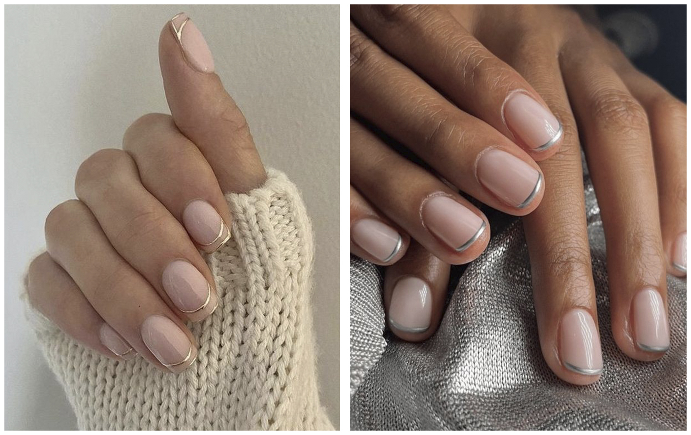Французский маникюр в моде: +40 идей от классики до необычного исполнения