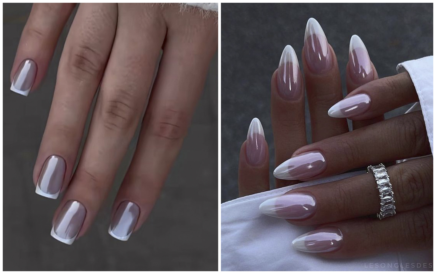 Французский маникюр в моде: +40 идей от классики до необычного исполнения