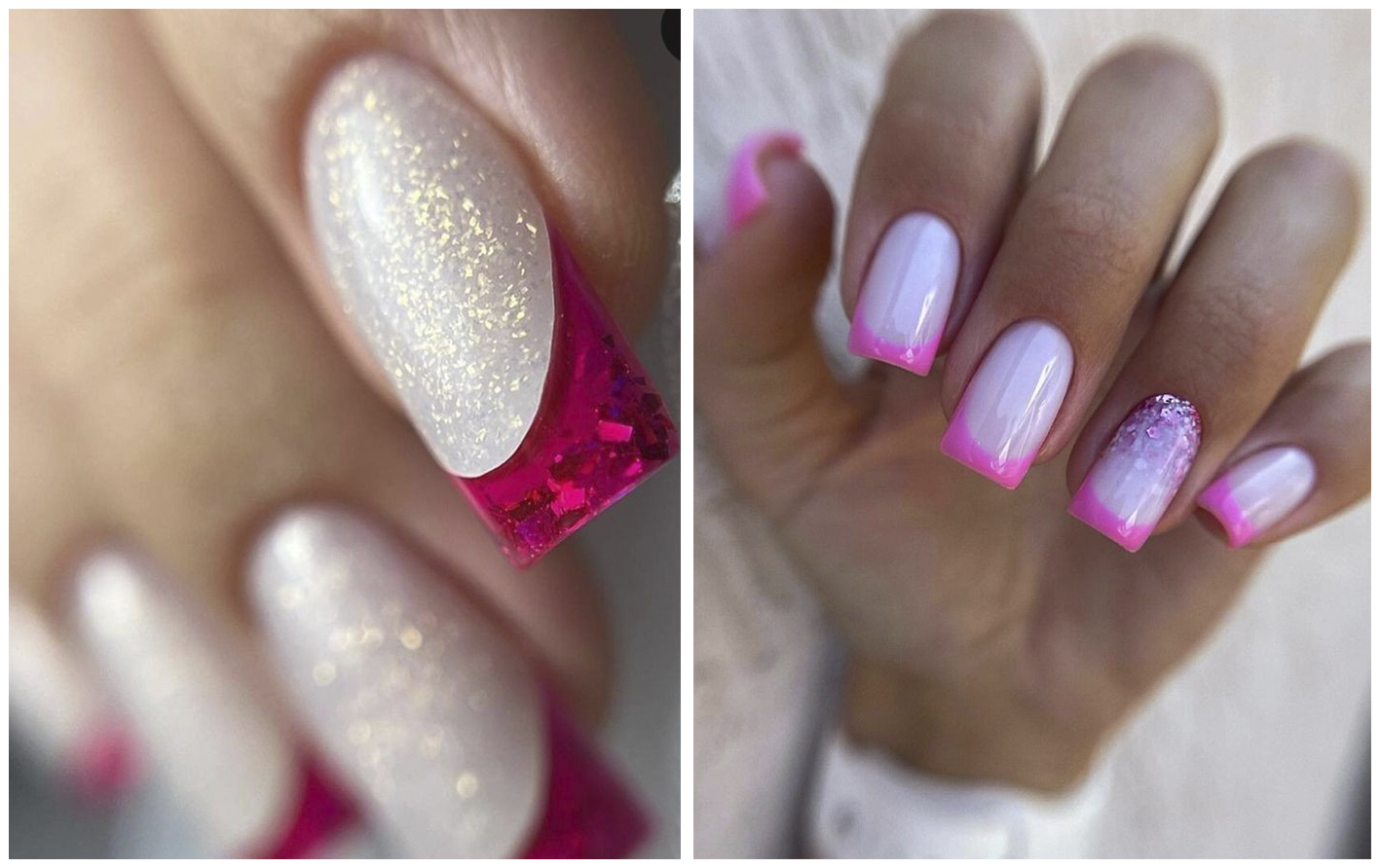 Французский маникюр в моде: +40 идей от классики до необычного исполнения