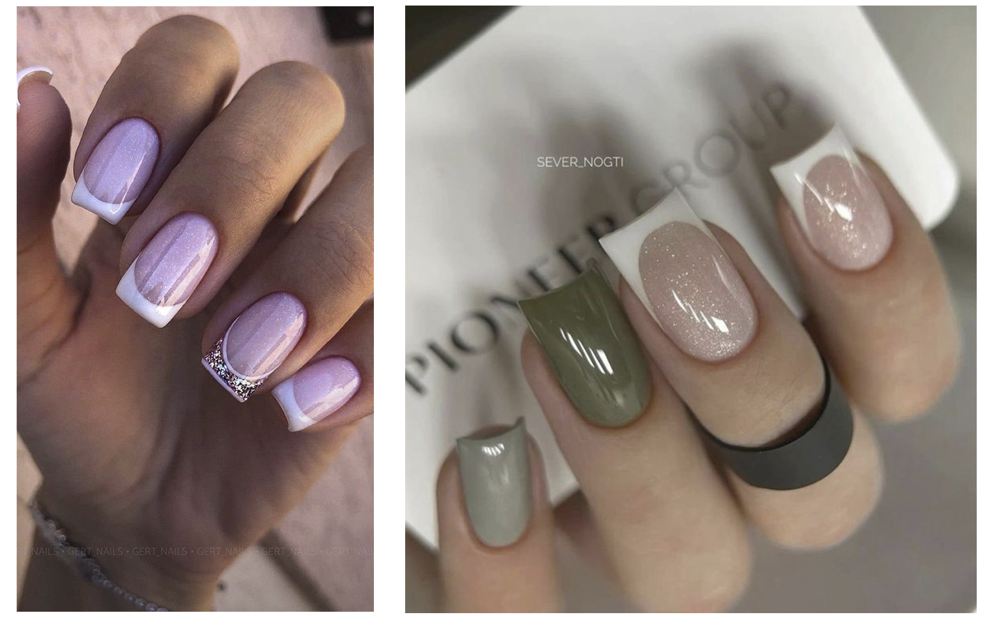 Французский маникюр в моде: +40 идей от классики до необычного исполнения