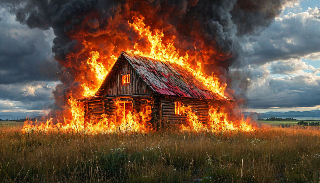 Родной внук трижды пытался сжечь своих дедушку и бабушку. Ужасная ...