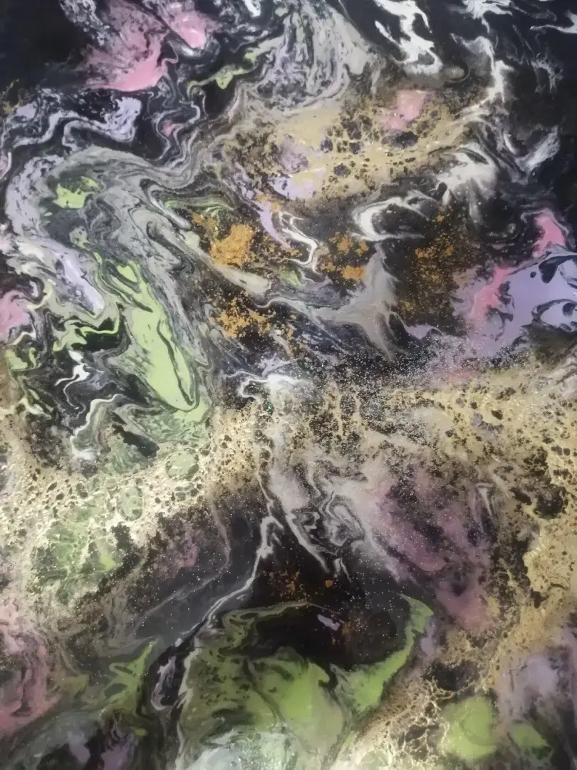 🎨🎨🎨Вернисаж от Валентины: Пустыня Сахара из космоса? Пока нет названия у картины. Помогите с названием