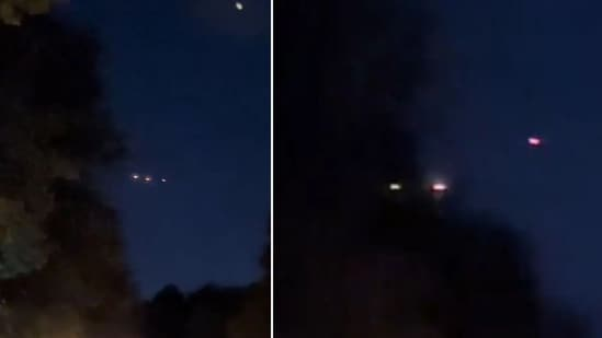 Группа светящихся НЛО на небе в Индиане удивила очевидцев